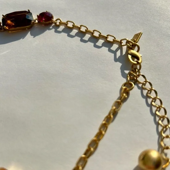 Kate Spade Perfectly Imperfect Stone Mixed Stone Crystal Necklace [RareVintage.] - Picture 12 of 15